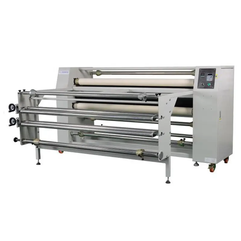 Máquina de prensado en caliente de rodillos de gran formato para impresión de camisetas, telas, textiles y prendas, nuevo diseño