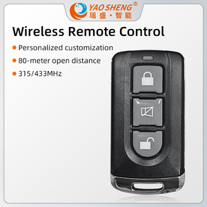 3 pulsanti codice fisso e codice di apprendimento universale 433 Mhz Wireless RF telecomando per porta del Garage/luce/ventilatore/tende - Product Image 2