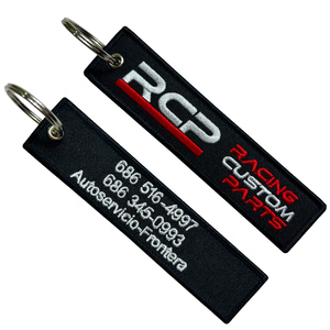 ป้ายปักลายเครื่องบินเครื่องบินส่วนบุคคลพวงกุญแจผ้าทอแบบสั่งทำ - Product Image 3