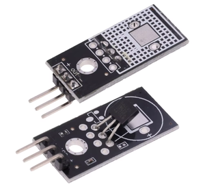18B20 DS18B20 Salida de señal digital Módulo de medición de temperatura Sensor de detección de placa para cable ARD DC5V Dupont - Product Image 1