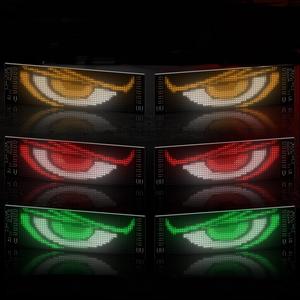 <strong>64</strong>*20 Car Windshield <strong>LED</strong> Screen Devil's Eye <strong>LED</strong> App+remote Control Decorative Electronic Screen Diy Indicator Light for Truck - Product Image 5