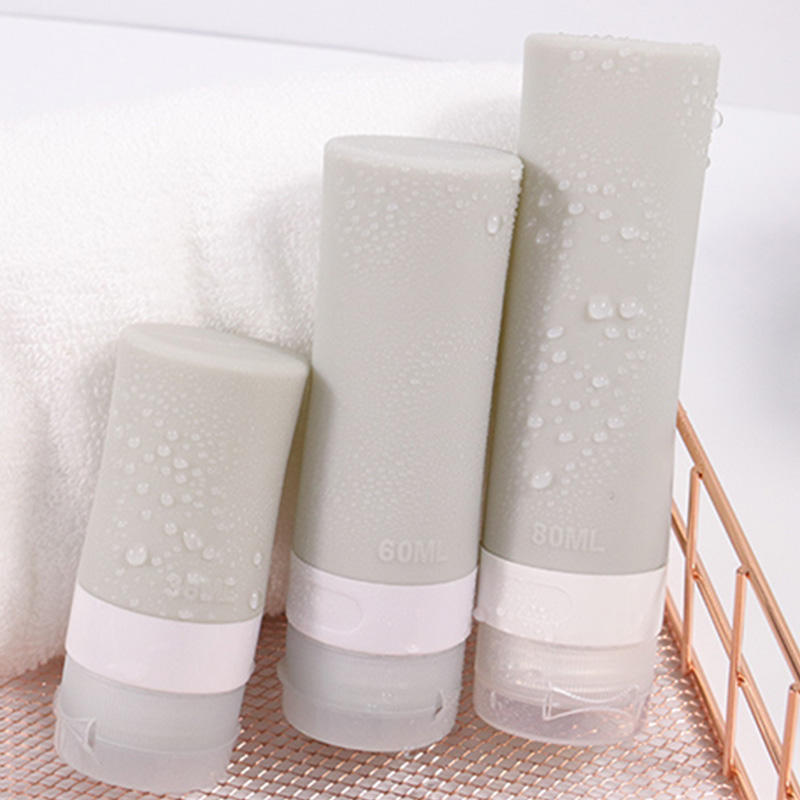 ขวดรีฟิลซิลิโคนสีเทา