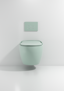 Modern monte yeşil renkli tuvalet kase wc seti commode mat renkli duvar asılı tuvalet - Product Image 3