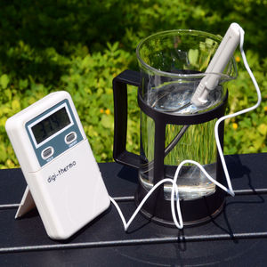 WT-2 Max Min Hand Held Digital <strong>Thermometer</strong> <strong>with</strong> Metal Probe Temperature <strong>Memory</strong> for HVAC Kitchen - Product Image 2