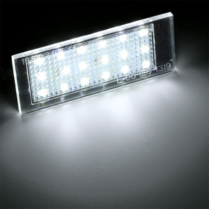 Renault Vel Satis用LEDナンバープレートライト2005.04-2009 Twingo II 2007-2014 Clio III 2005-2014 Clio IV 2012 ~ Espspace IV 2002 ~ - Product Image 6