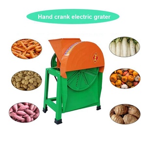 Electric Potato Grater Hand Cranked and Electric Motor <strong>Automatic</strong> Dual Use Vegetable Cassava Potato Chipper and Slicer <strong>Machine</strong> - Product Image 1