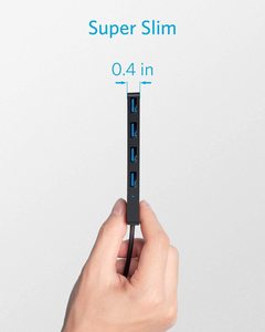 Anker 4ポートUSB3.0ハブ2フィート拡張ケーブル付き超スリムデータUSBハブSuperSpeedデータ - Product Image 5