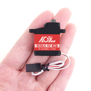 AGFRC B13DLS hızlı hız 0.08Sec 2KG titanyum dişli 15g programlanabilir mikro Servo RC helikopter araba için - Product Image 2