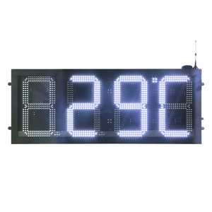Gabinete cambiador de precio de aceite de gasolinera de 8 pulgadas, marcador LED electrónico de 7 segmentos, pantalla LED de temperatura de tiempo - Product Image 6