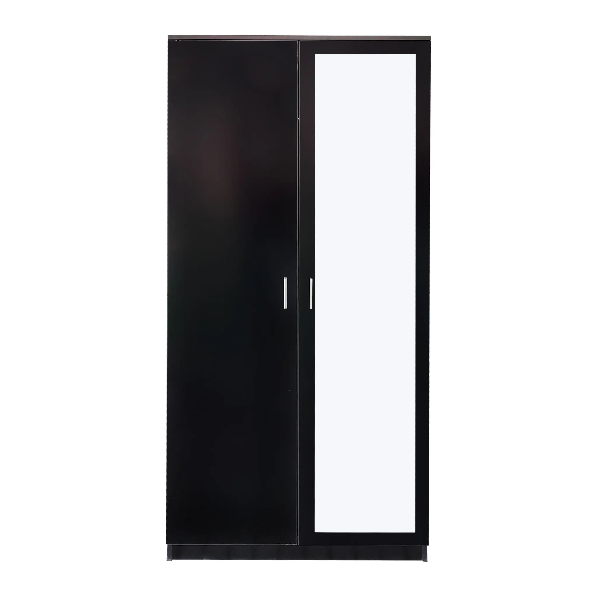 Armario de puerta de cristal de aluminio de nuevo diseño moderno armario de cristal de Metal