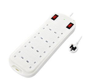 ซ็อกเก็ต UK 5วิธี13A 250V พร้อม1 Type C 2ประเภทสนับสนุน pd/qc 3.0 Max.20W ชาร์จเร็วพร้อมสวิตช์ H05VV-F 3G1.25mm2x1.0m - Product Image 2