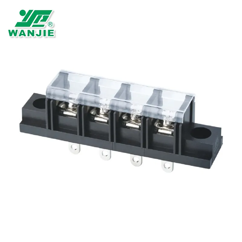 Audio Eindversterker Barrier Terminal Block 13Mm Pitch Met Cover En Bevestigingsgaten (WJ78HM)