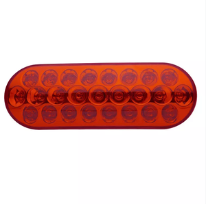 Tasarlanmış 6 inç Amber 12V <span class=keywords><strong>Led</strong></span> otomatik kuyruk lambası dur dönüş kamyon ışık römork