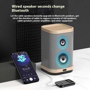 二合一适配器BT 5.0接收器发射器电脑汽车音频调频，配有辅助塑料蓝牙适配器 - Product Image 2