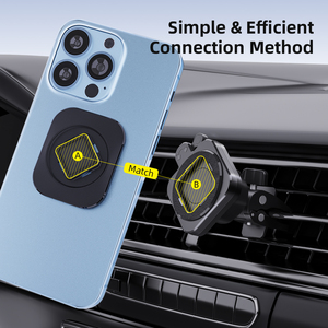 Xe người giữ điện thoại núi với quicklook hệ thống soporte kim loại người giữ điện thoại 360 xoay cho xe Air Vent người giữ điện thoại - Product Image 2