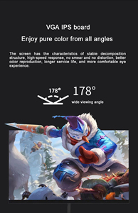27-Inch 2K Curved HDR Gaming <strong>Monitor</strong> <strong>with</strong> 75Hz IPS Panel DP Interface <strong>Built</strong>-<strong>in</strong> Speakers for Desktop <strong>Computer</strong> - Product Image 6