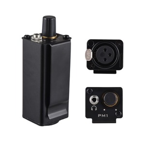 Amplificador de monitor en la oreja Amplificador de auriculares estéreo portátil con entrada XLR Enchufe de ajuste de volumen de salida de 3,5mm