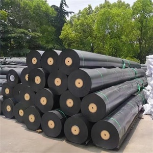 1mm <strong>HDPE</strong> Geomembrane Thick Plastic Sheet for Canals Dams &amp; Reservoirs High Quality Film <strong>HDPE</strong> Geomembrane Fish Pond Liner - Product Image 4