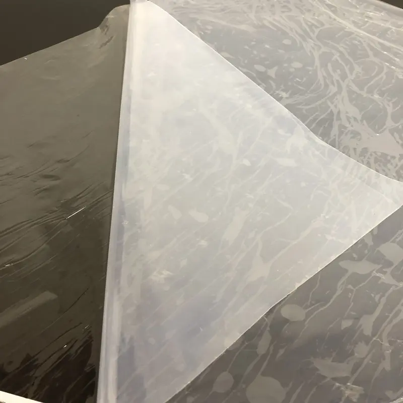 Lámina de silicona de goma rollos de membrana de prensa al vacío de 2 mm
