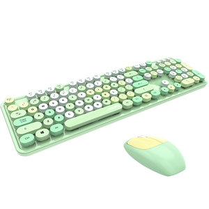 2025 nuevo último conjunto de teclado y ratón, combinación de teclado y ratón inalámbricos de colores, teclado y ratón inalámbricos rosa para oficina en casa - Product Image 6
