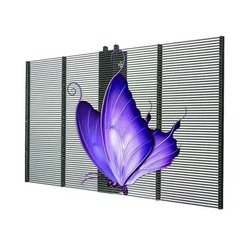 Hohe auflösung led-panel 50x100 profil aluminium indoor outdoor p 3.91-7.81 voll farbe led-anzeige transparente led-bildschirm preis