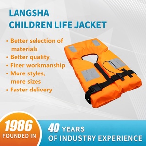 ISO 150N سترة حياة بحرية تجارية مخصصة ، ألواح عاكسة عالية اللون للكبار من نوع البرتقالي للركوب - Product Image 2