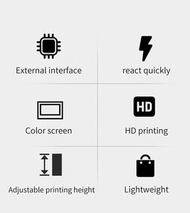 Chargen code Inkjet Mfg Exp Selbst färbender Drucker Datums codierung maschine und Tintenrad codierer Thermo-Tintenstrahldrucker-Codier maschine - Product Image 5