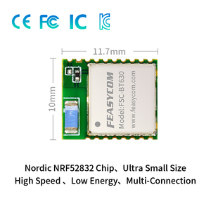 NRF52シリーズチップBLE5.2プログラマブルワイヤレスモジュールリアルタイムクロックRTCモジュール - Product Image 2