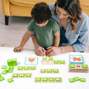 2024 Hot Sale Preschool <strong>Learning</strong> Word Recognition Spelling Memory Matching English Words Spelling Word Game - Product Image 5
