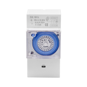 SUL181h 220V Zeit schalter 24 Stunden Mechanisch programmier bares Din-Schienen programm DIN-Module Zeit schalter mit Batterie 110V-240V - Product Image 1