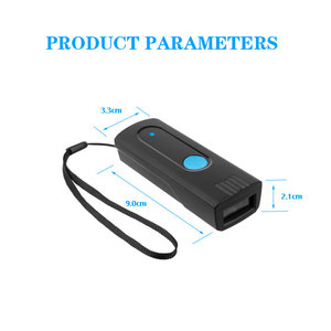 Tragbarer 1D 2D QR-Code BT drahtloser Barcode-Scanner Handheld-Barcode-Leser für Teile des IOS Android pos Registrier kassen systems - Product Image 5