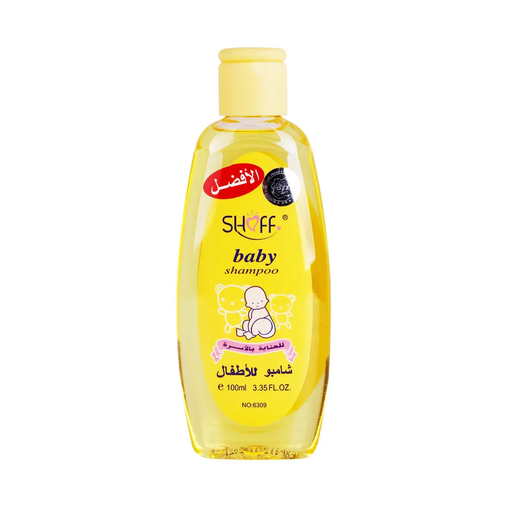 SHOFF 100 ml OEM/ODM mild tearless shampoo orgânico bebê shampoo cuidado do cabelo à base de plantas.