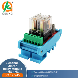 Oshangming 2 Entrada 2 Placa de salida de relé 12V/24V Módulo de relé IO Board 10A para luz - Product Image 2