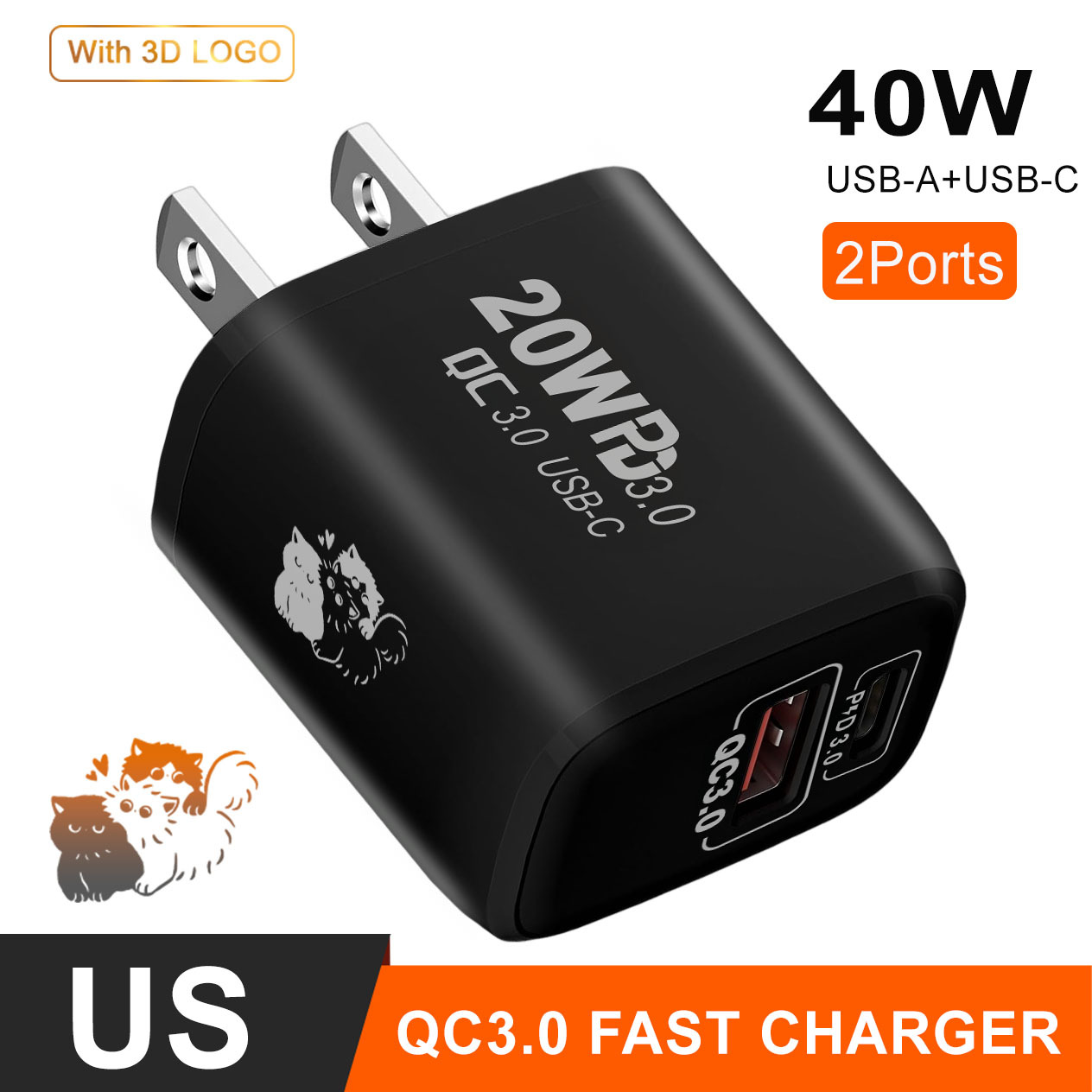 3D -Black -US -CHPD248
