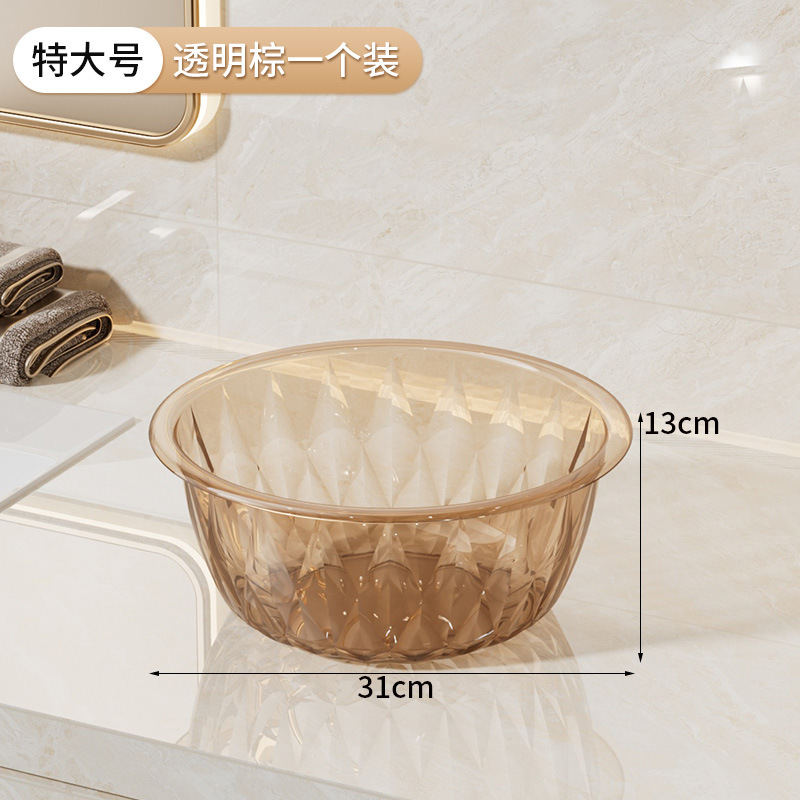 Extra grand-marron transparent