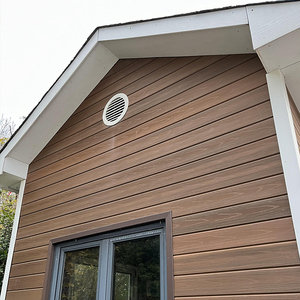 Sonsill Eco-Friendly <strong>Materials</strong> Outdoor Wpc Wood Facade Wall <strong>Cladding</strong> Embossed Pla Composite <strong>Cladding</strong> Panel Wpc-fence-panel - Product Image 6