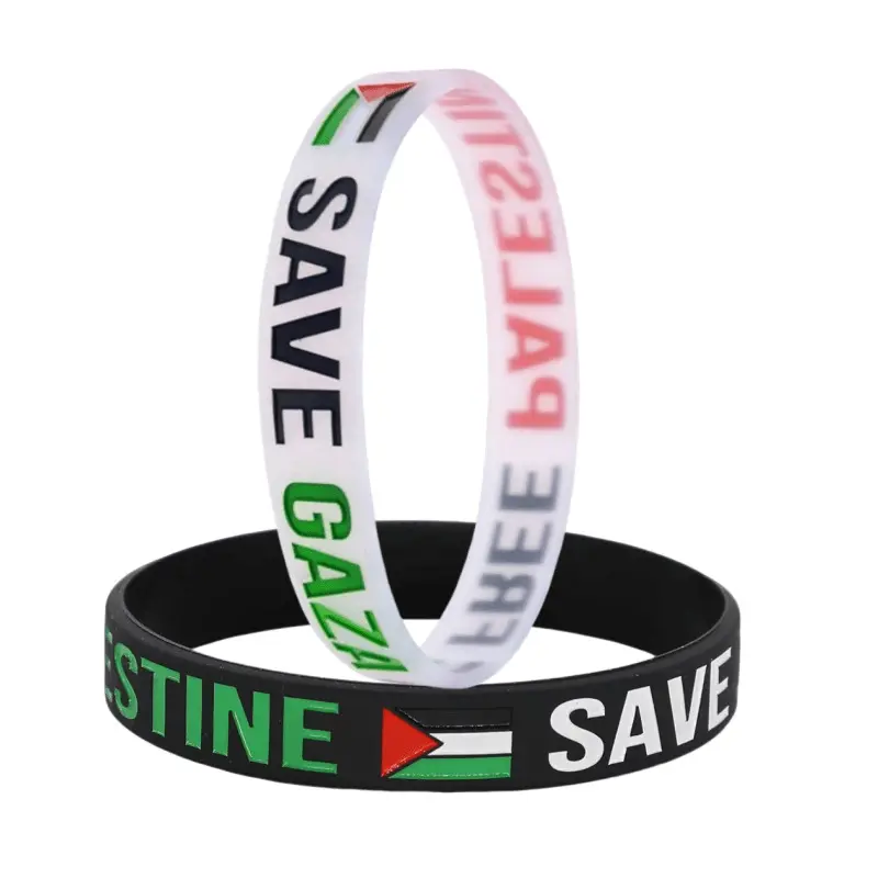 Braccialetti con Logo con bandiera palestina gratuita economica