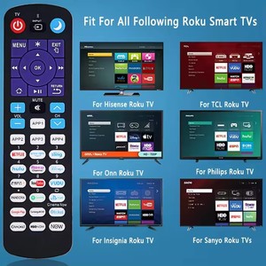FOXRMT universale remoto Roku Player Roku TV compatibile Hisense Onn elemento Sharp Haier Hitachi LG ecca codice fisso - Product Image 4