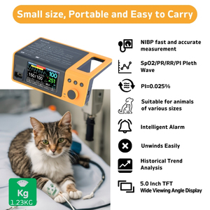 <span class=keywords><strong>Monitor</strong></span> pasien hewan peliharaan Spo2, <span class=keywords><strong>Monitor</strong></span> tanda penting dokter hewan - Product Image 4