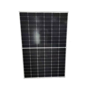 便携式550瓦全黑单晶太阳能电池板玻璃前盖家用屋顶安装太阳能发电系统OEM电源5W