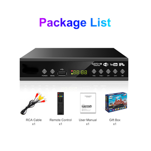 ロシアDVB-T2テレビデジタルチューナーサポート多言語STBフリーエアMeeCast HD DVB T2レシーバーセットトップボックス