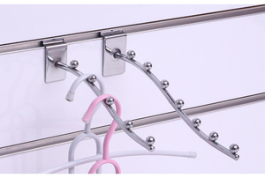 耐用的金属板条墙挂钩，带球高品质单线板条墙挂钩，用于展示； - Product Image 6