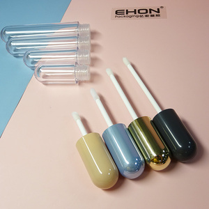 Capsule Shape Wholesale Unique Custom Empty 3.5ml / 5ml/ 7.4ml/ 8.2ml <strong>Dome</strong> Cap Empty Lip Gloss <strong>Tubes</strong> Container