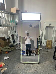 2023 Latest Trend Flight case for Mirror Photo Booth Full Length Mirror Retro Magic Mirror Photo Booth for <strong>Selie</strong> - Product Image 5