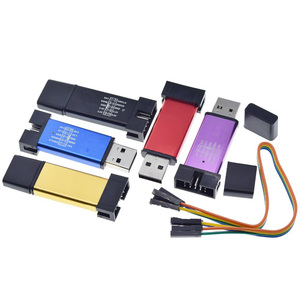 Mini Metal Shell STM8 STM32 Simulator Programmierer herunter laden ST LINK Stlink ST-Link V2-Modul Abdeckung DuPont-Kabel für Arduino-Kits