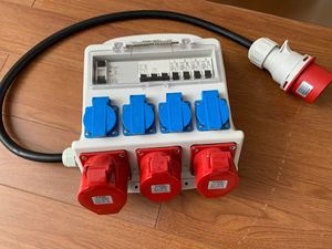 Ajceeカスタマイズ11モジュール配電ボックス、スウェーデンip44産業プラグソケット電源ボックスce - Product Image 6