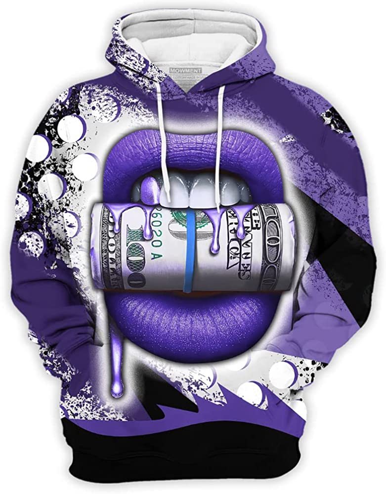 19 Labios Sexys con Dólares Concord Hoodie