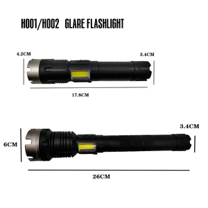 Not licht lampe, leistungs starke wiederauf ladbare LED-Taschenlampe, funktionelle Taschenlampe - Product Image 5