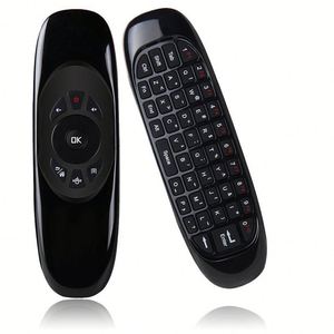 安卓电视盒2.4g通用遥控空气鼠标vs i8键盘MX3遥控器原装空气迷你键盘C120