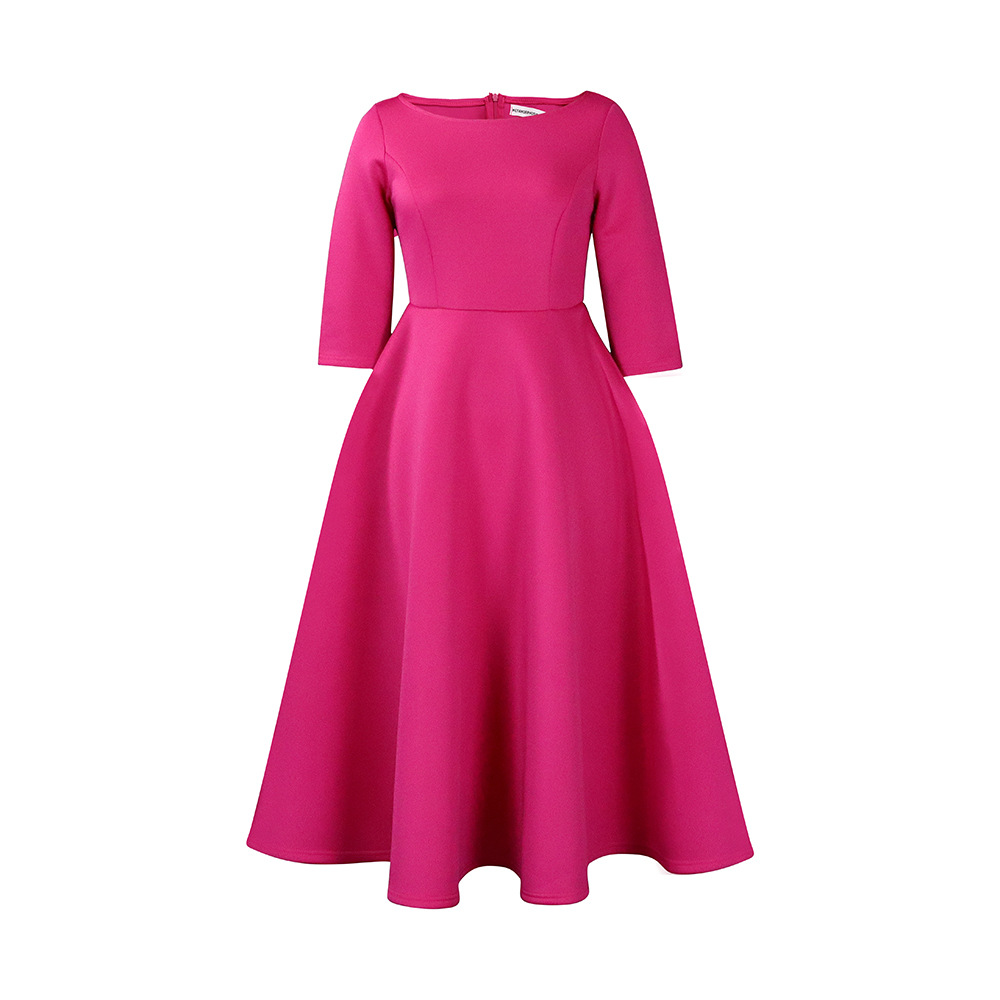 Vestito rosso rosa
